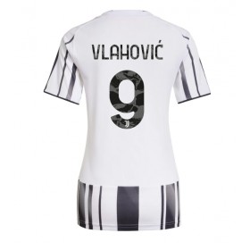 Dámské fotbalový oblečení Juventus Dusan Vlahovic #9 Domácí košile 2025-26 Krátkým Rukávem
